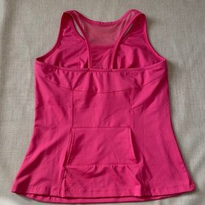 Fila Pink Racerback Shelf Bra Tank Top